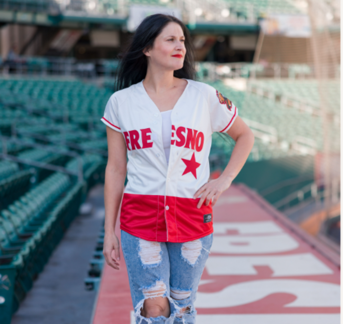 Fresno Grizzlies Women's Cream Home Replica Jersey – Fresno