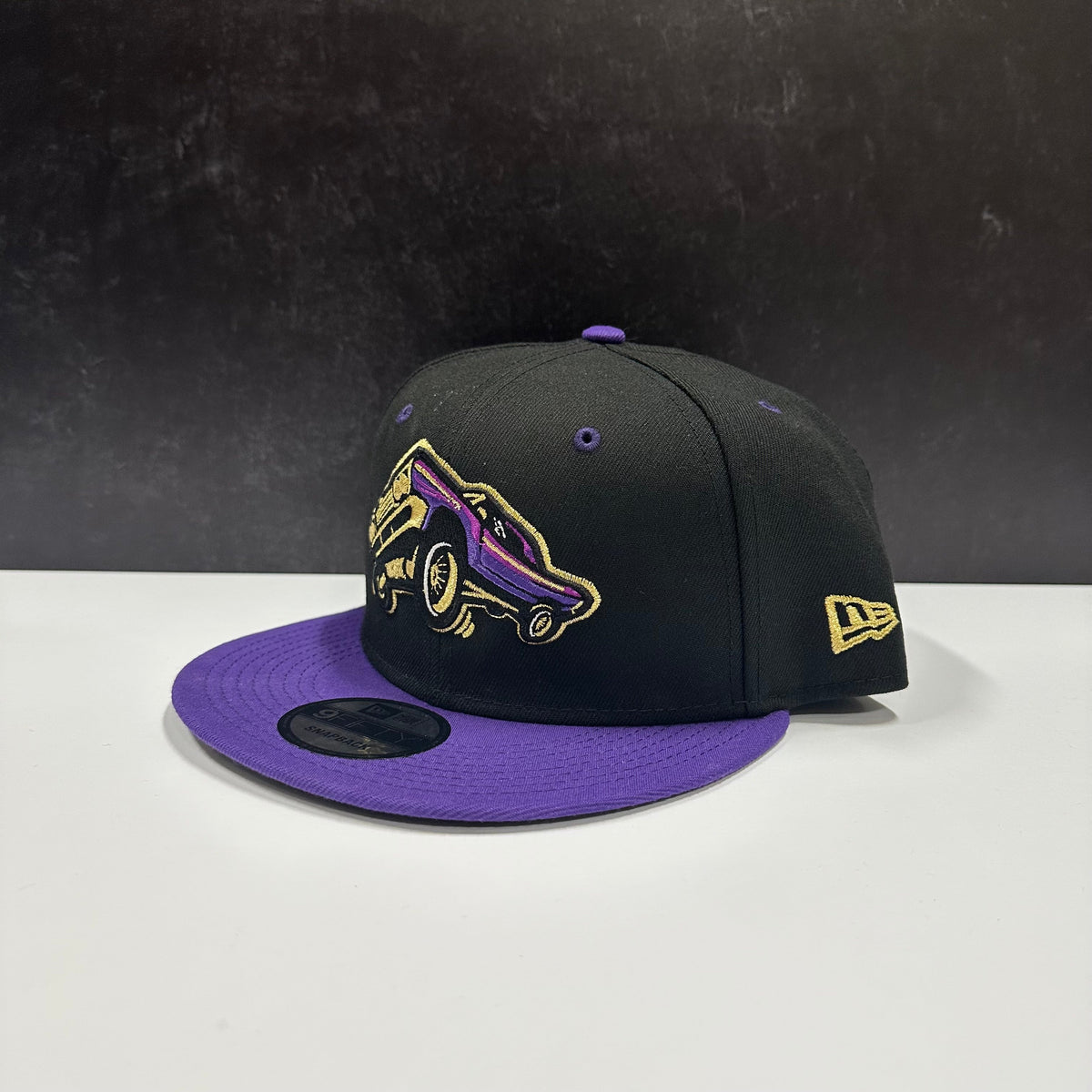 Fresno Grizzlies THEME NIGHT Black-Purple Fitted Hat