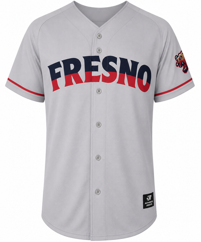 Fresno Grizzlies Road Replica Jersey – Fresno Grizzlies Official Store
