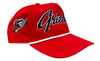 Red Grizzlies Rope Golf Cap