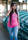 Women's Pink Racerback Tank