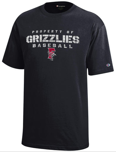 Youth Champion Property of Grizzlies Tee