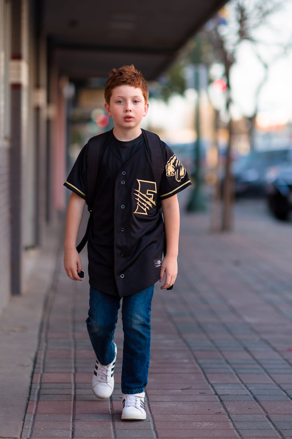 Youth Black/Gold Jersey