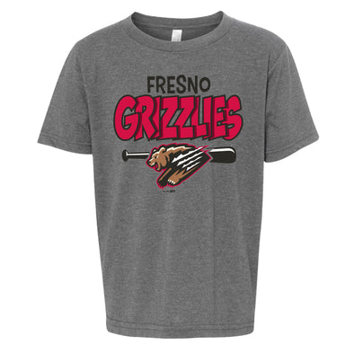 Youth Grey Grizzlies Tee